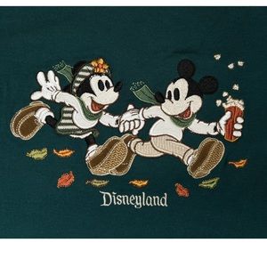 90's Disneyland DLR Shirt Embroidered Mickey & Minnie Mouse Fall NWT Size XXL